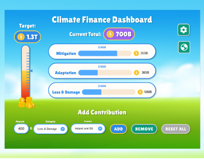 Climate Finance App/game